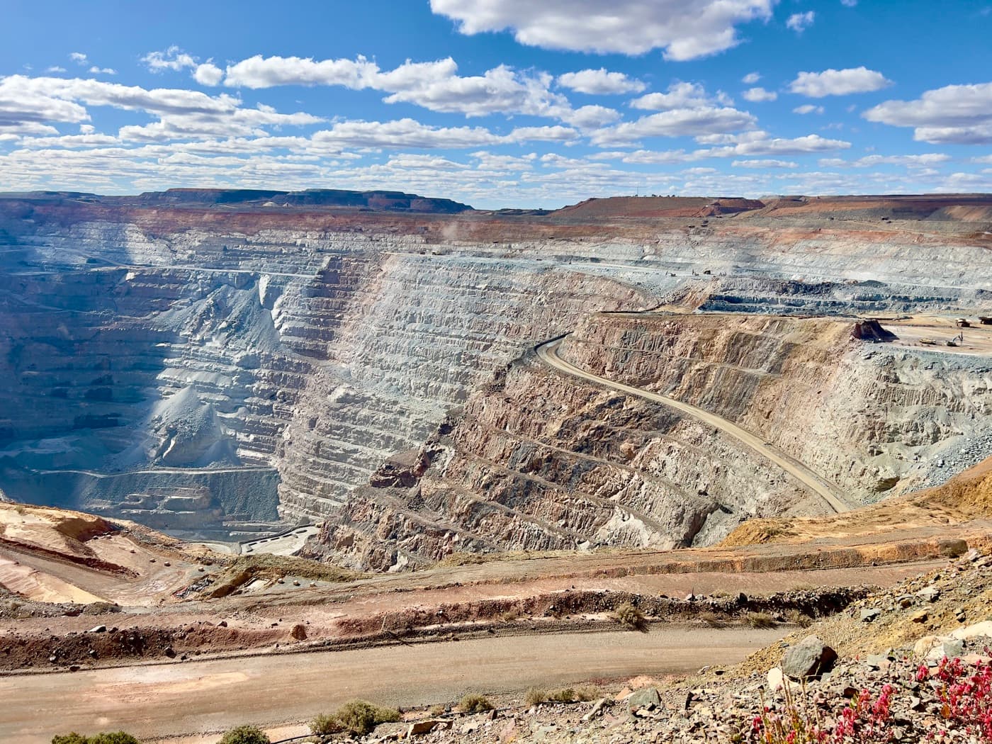 Heavy machinery on an Australian resources site